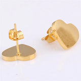 Heart Shaped Jewelry Crystal Earrings for Women - Sweet Wedding Gift