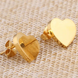 Heart Shaped Jewelry Crystal Earrings for Women - Sweet Wedding Gift