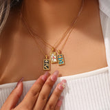 Vintage Moon Stars Love Sun Pendant Necklace Women's Stainless Steel