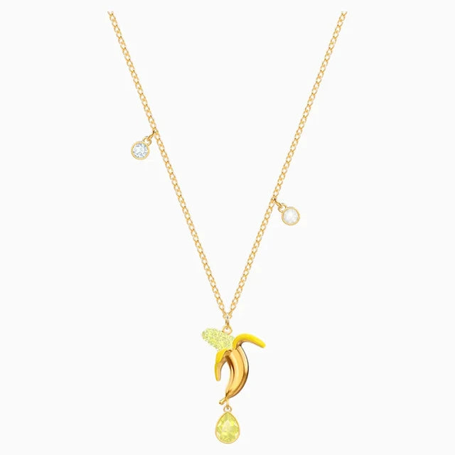 Crystal Beads Banana Jewelry Set