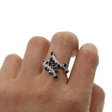 CZ Zircon Midi Ring for Women Engagement Wedding Jewelry