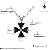 Four-leaf Clover 925 Silver Necklace for Women K017