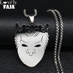 Ghost BC Nameless Stainless Steel Necklace Women/Men Ghoul Pendant