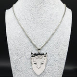 Ghost BC Nameless Stainless Steel Necklace Women/Men Ghoul Pendant