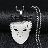 Ghost BC Nameless Stainless Steel Necklace Women/Men Ghoul Pendant
