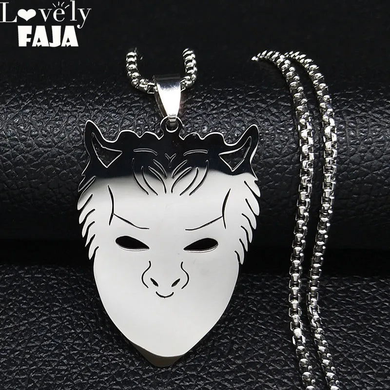 Ghost BC Nameless Stainless Steel Necklace Women/Men Ghoul Pendant