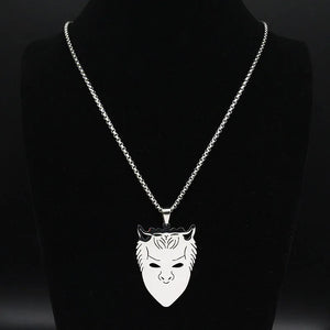 Ghost BC Nameless Stainless Steel Necklace Women/Men Ghoul Pendant