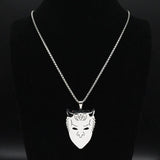 Ghost BC Nameless Stainless Steel Necklace Women/Men Ghoul Pendant