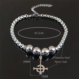Ghost BC Nameless Steel Bracelet Ghoul Band Pope Symbol