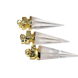 Clear Quartz Crystals Necklace Pendants Natural Women's Jewelry Arrow Stone 5pc