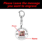 Personalized Graduation Acrylic Photo Keychain for Son/Daughter