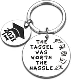 Graduation Class of Seniors Students Keychain for Daughter Son