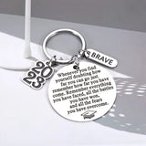 Class Of Student Inspirational Key Chain Grad Gift