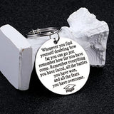 Class Of Student Inspirational Key Chain Grad Gift