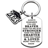 Inspirational Graduation Keychain for Him Her