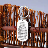 Inspirational Graduation Keychain for Him Her