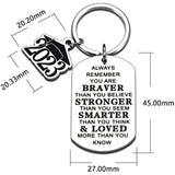 Inspirational Graduation Keychain for Him Her