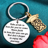 Graduation Keychain Inspirational For Daughter Son High School College