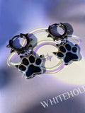 Paw Dog Footprint Hoop Earring for Women Geometric Party Jewelry