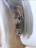 Paw Dog Footprint Hoop Earring for Women Geometric Party Jewelry