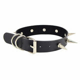 Halloween Gothic Punk Leather Collar Rivet Necklace