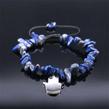 Lapis Lazuli Hamsa Hand Bracelet Devil Eye Jewelry