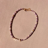 Freshwater Pearl & Nature Stone Beaded Choker Necklace