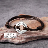 Hexagon Custom Nameplate Bracelet Stainless Steel Jewelry