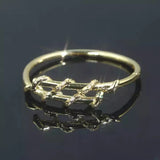 18K Plated Snake Shaped Bangles Bracelet Micro Pave CZ Cuff