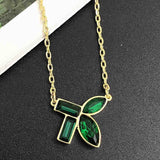 Austria Green Crystal Women Jewelry Set