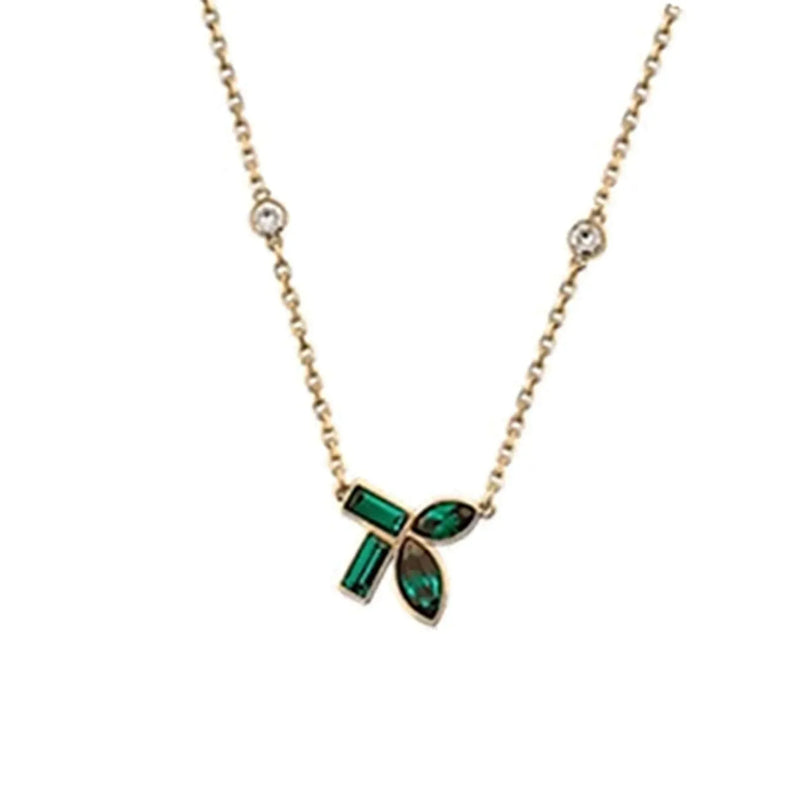 Austria Green Crystal Women Jewelry Set
