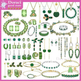 Austria Green Crystal Women Jewelry Set