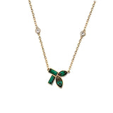 Austria Green Crystal Charm Jewelry Set