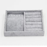 Small Jewelry Box Organizer Display Tray Necklace Ring Clear Packaging