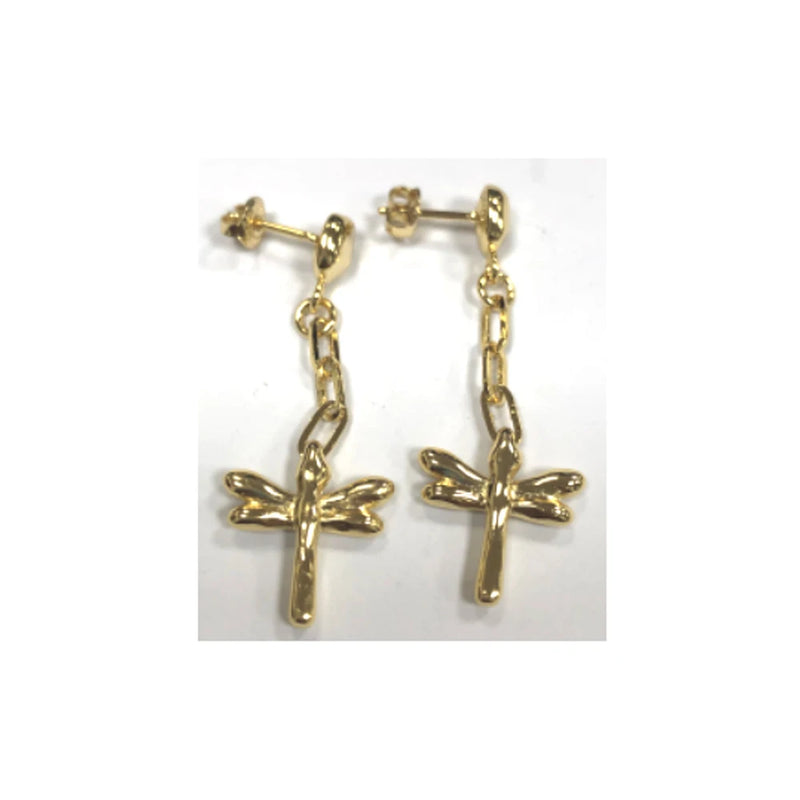 Dragonfly Pearl Alloy Earrings Jewelry For Women