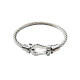 Horseshoe Bracelet Titanium Steel for Party Christmas Gift