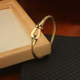 Horseshoe Bracelet Titanium Steel for Party Christmas Gift