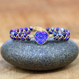 Friendship Wrap Bracelets Heart Charm Braid Boho Jewelry