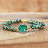 Friendship Wrap Bracelets Heart Charm Braid Boho Jewelry