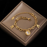 Women's Stainless Steel Bear Shape Bracelet