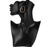 S925 Silver U Big Hoop Earrings Statement Jewelry Gift