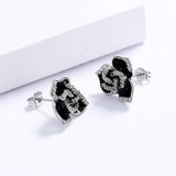 925 Silver Flower Pendant Earrings Enamel Women's Jewelry