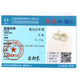 925 Silver Hoop Earrings For Women Fit Charm Pendant Fine Jewelry