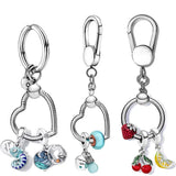 925 Silver Moments Keychain Charm for Ladies