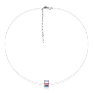 Crystal Fishing Line Necklace Austrian Jewelry for Party