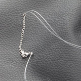 Crystal Fishing Line Necklace Austrian Jewelry for Party