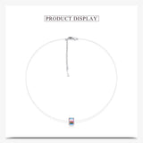 Crystal Fishing Line Necklace Austrian Jewelry for Party