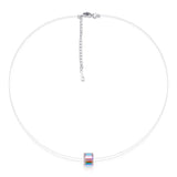 Crystal Fishing Line Necklace Austrian Jewelry for Party