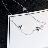 Austrian Crystal Star Necklace for Women - Party Wear