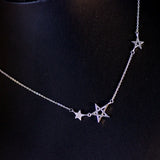 Austrian Crystal Star Necklace for Women - Party Wear